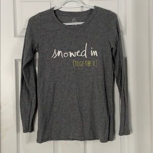 Aerie graphic long sleeve shirt